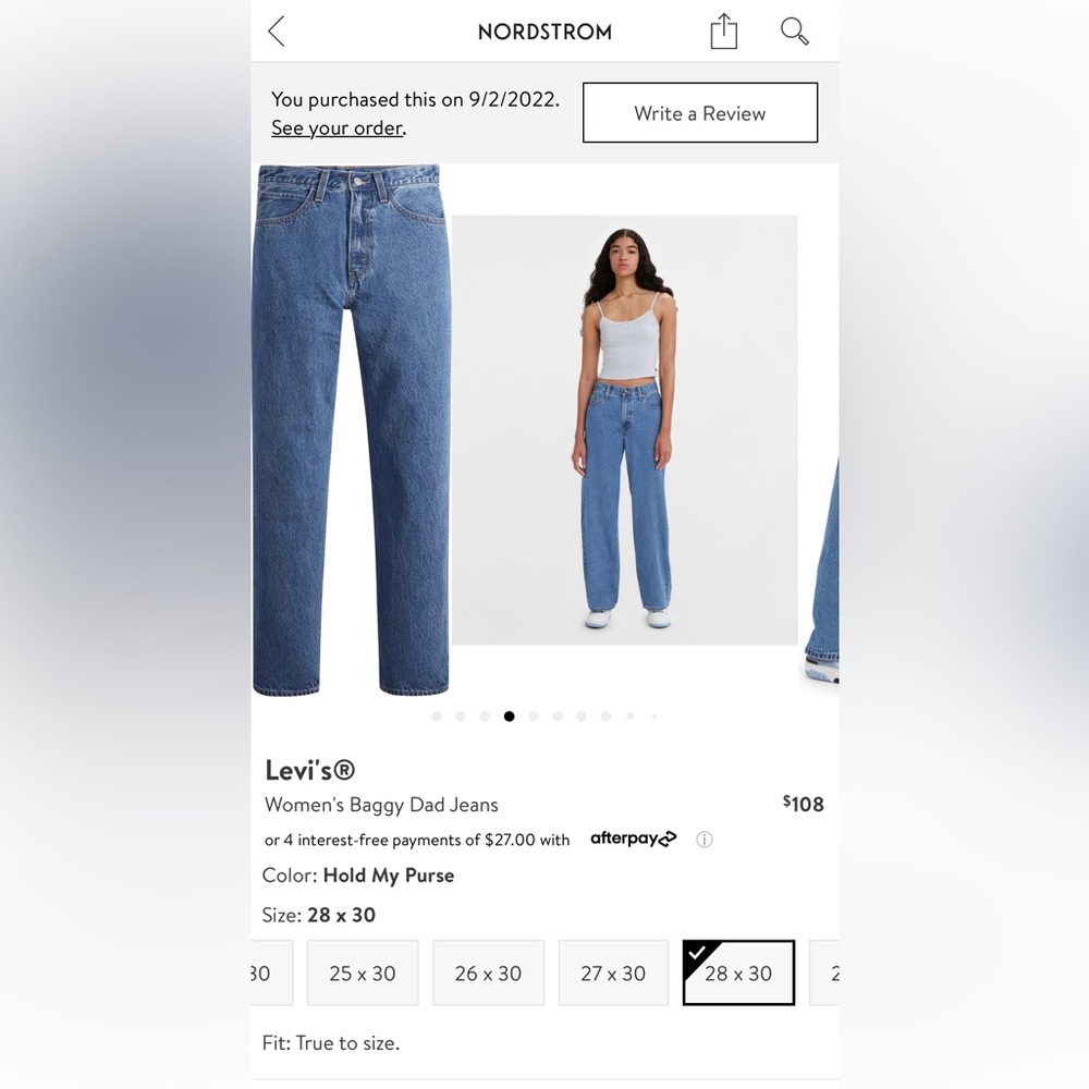 Levi’s Baggy Dad Jeans